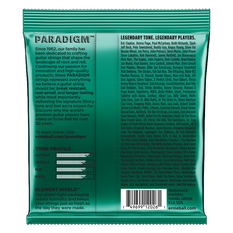 ERNIEBALL Not Even Sling Paradigm Electric Guitar Strings - 12-56 Gauge (2026) ERNIEBALL Not Even Sling Paradigm Electric Guitar Strings - 12-56 Gauge (2026)