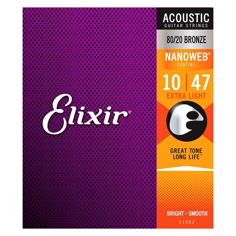 Elixir Nanoweb Extra Light 10-47 Set (11002)