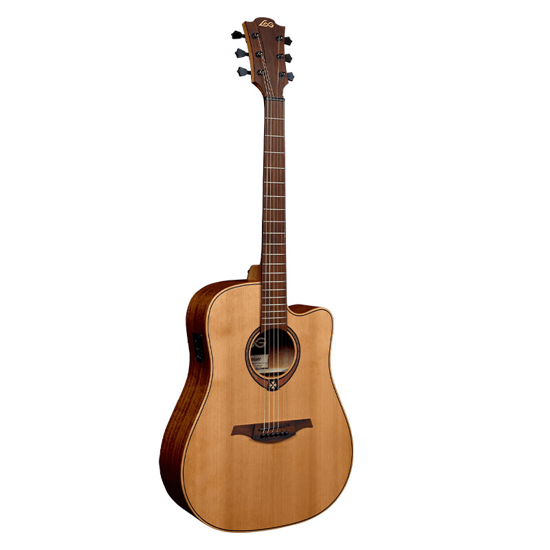 Lag Guitars T170DCE Dreadnought Cutaway Electro-Acoustic Guitar Lag Guitars T170DCE Dreadnought Cutaway Electro-Acoustic Guitar