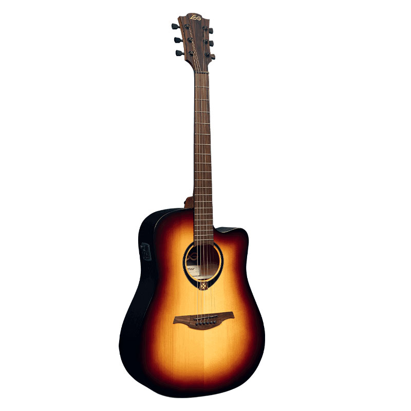 Lag Guitars T70DCE-BRB Dreadnought Cutaway Electro-Acoustic Guitar Lag Guitars T70DCE-BRB Dreadnought Cutaway Electro-Acoustic Guitar