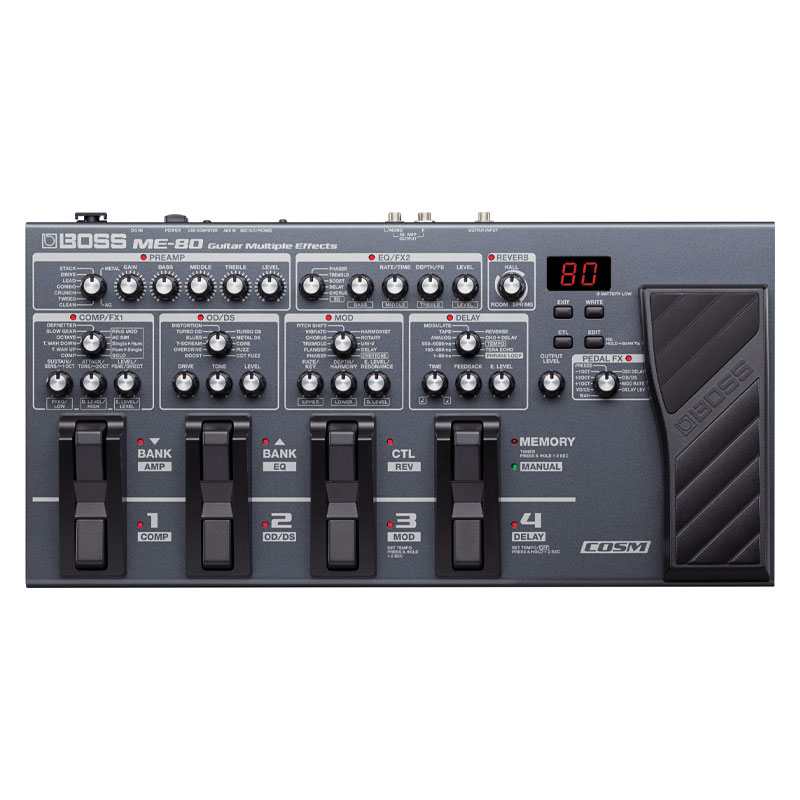 Boss ME-80 Multiple Effects Pedal Boss ME-80 Multiple Effects Pedal