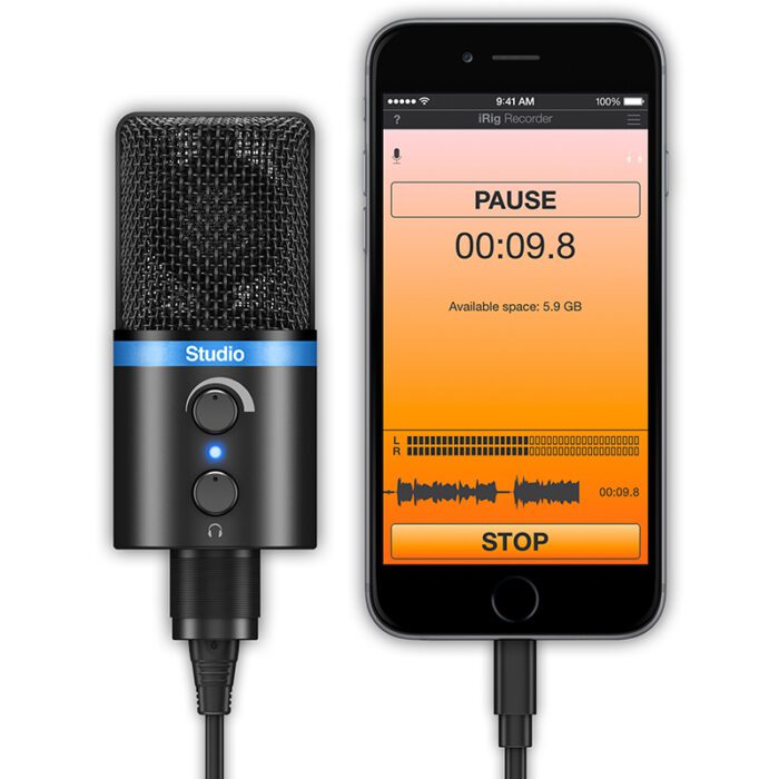 IK Multimedia iRig Studio Compact Digital Microphone