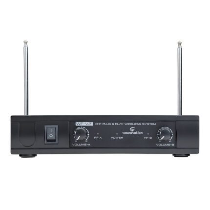 SOUNDSATION Dual VHF Plug and Play Wireless With 2 Handheld Mics