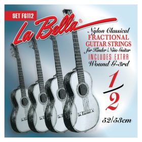 LA BELLA FG112 Classical Fractional Guitar Strings 1/2 Size LA BELLA FG112 Classical Fractional Guitar Strings 1/2 Size
