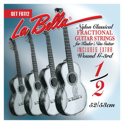 LA BELLA FG112 Classical Fractional Guitar Strings 1/2 Size
