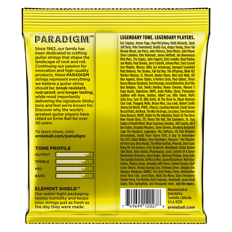 ERNIEBALL Beefy Slinky Paradigm Electric Guitar Strings 11-54 Gauge (2027) ERNIEBALL Beefy Slinky Paradigm Electric Guitar Strings 11-54 Gauge (2027)