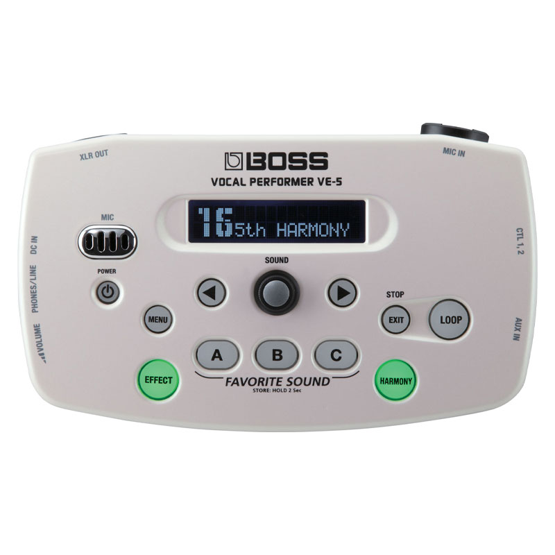 Boss VE-5-WH Vocal Effect Processor Boss VE-5-WH Vocal Effect Processor
