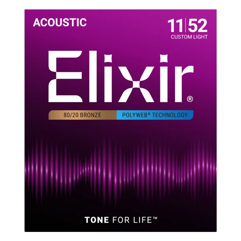 Elixir Polyweb Set 11-52 Acoustic Strings (11025)