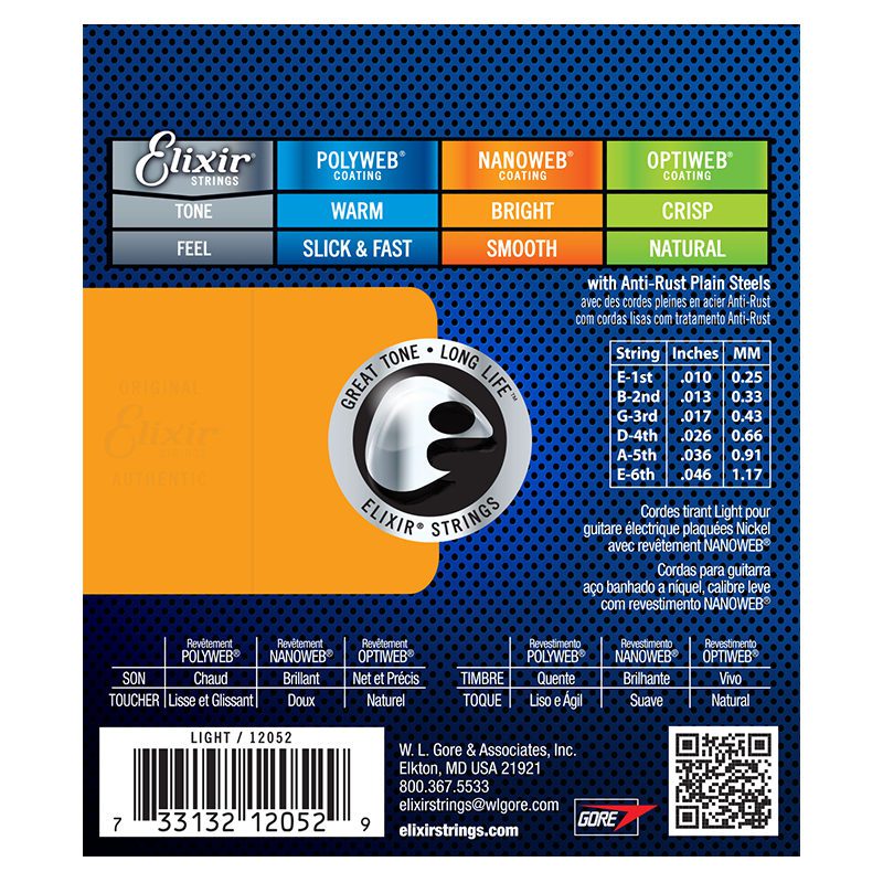 ELIXIR Nanoweb Light 10-46 Set (12052)