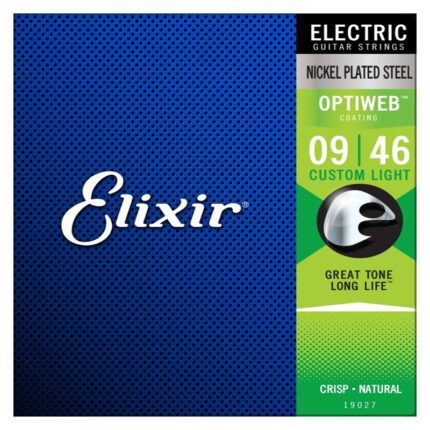 ELIXIR Optiweb Electric Guitar Strings 09-46 Custom Light 19027