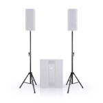 LD SYSTEM Dave 8 Set 2 Speaker Stands/Cables
