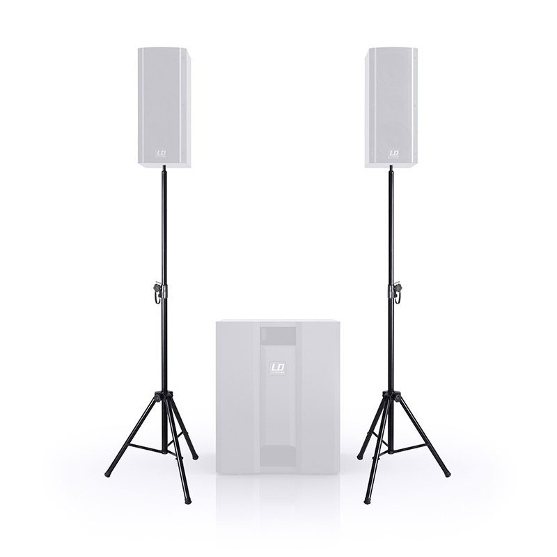 LD SYSTEM Dave 8 Set 2 Speaker Stands/Cables