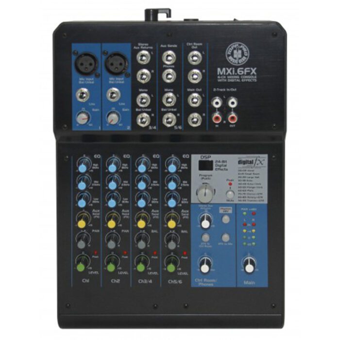 TOP PRO MXI6FX 6 Channel Mixer With  EFX Processor