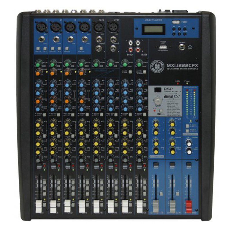 TOP PRO MXI1222CFX 12 Chanel Audio Mixer With EFX Processor