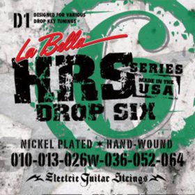 LA BELLA HRS-D1 Drop Tune Electric Guitar 10-64 LA BELLA HRS-D1 Drop Tune Electric Guitar 10-64