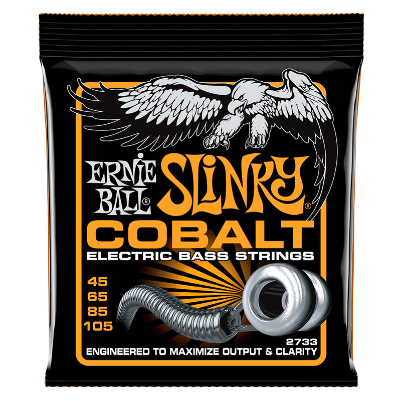 ERNIEBALL Slinky Cobalt Electric Bass Strings 45-105 Gauge ERNIEBALL Slinky Cobalt Electric Bass Strings 45-105 Gauge