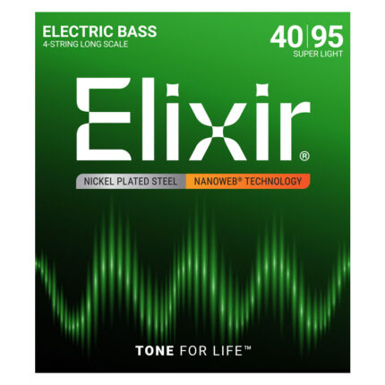 ELIXIR Nanoweb Super Light 40-95 Bass Guitar Strings (14002)