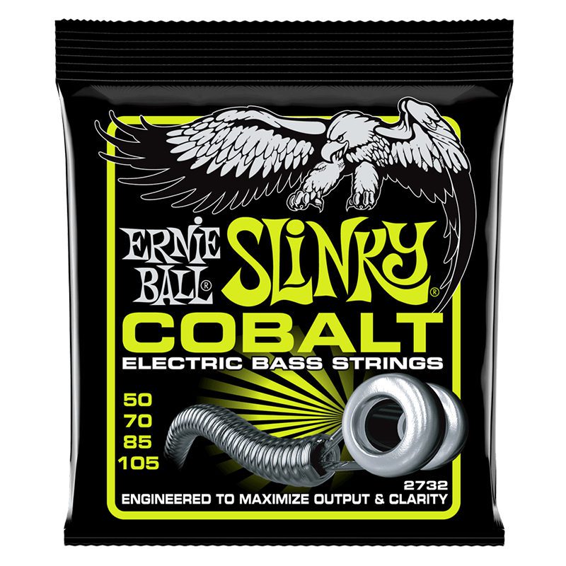 ERNIEBALL Regular Slinky Cobalt Electric Bass Strings  50-105 Gauge
