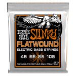 ERNIEBALL Hybrid Slinky Flatwound Electric Bass Strings 045-105 Gauge