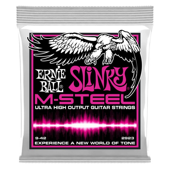 ERNIEBALL Super Slinky M-Steel Electric Guitar Strings 9-42 Gauge