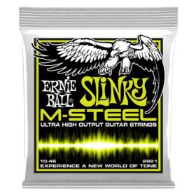 ERNIEBALL Regular Slinky M-Steel Electric Guitar Strings 10-46 Gauge ERNIEBALL Regular Slinky M-Steel Electric Guitar Strings 10-46 Gauge