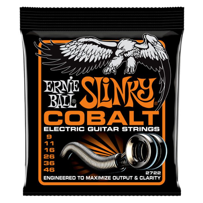 ERNIEBALL Hybrid Slinky Cobalt Electric Guitar Strings 9-46 Gauge