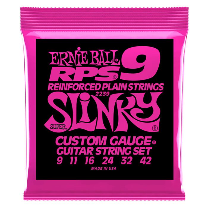 ERNIEBALL Super Slinky RPS Nickel Wound Electric Guitar Strings 9-42 Gauge