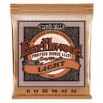 ERNIEBALL Erthwood Light Phosphor Bronze Acoustic Guitar Strings 11-52 Gauge ERNIEBALL Erthwood Light Phosphor Bronze Acoustic Guitar Strings 11-52 Gauge