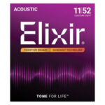 ELIXIR Nanoweb Custom Light Phosphor Bronze 11-52 Set (16027)