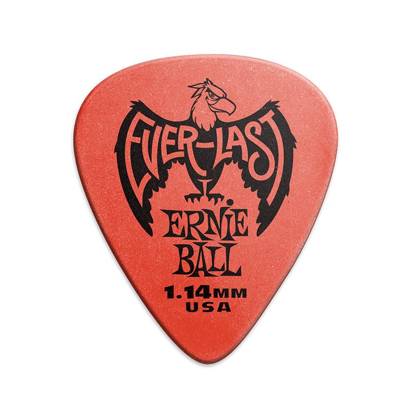 Ernie Ball Red 1.14mm Everlast Picks 12-Pack (P09194)