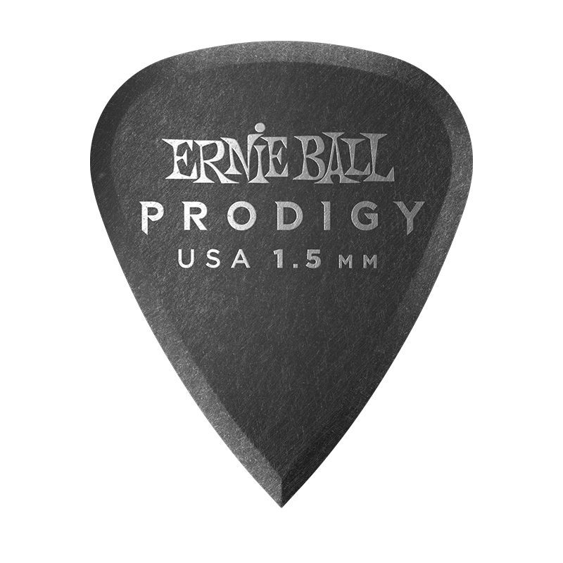 Ernie Ball 1.5mm Black Standard Prodigy Picks 6-Pack (P09199)