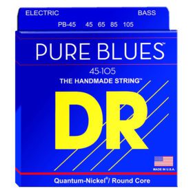 DR Strings PURE BLUES PB-45 Bass Guitar Strings  45-105 DR Strings PURE BLUES PB-45 Bass Guitar Strings  45-105