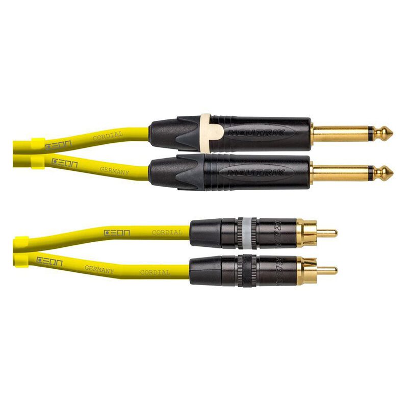 Cordial Ceon DJ Plug-RCA Yellow 3m