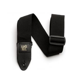 ERNIEBALL Black Polypro Guitar Strap (P04037)