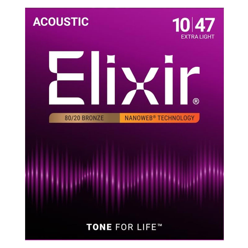 Elixir Nanoweb Extra Light 10-47 Set (11002)