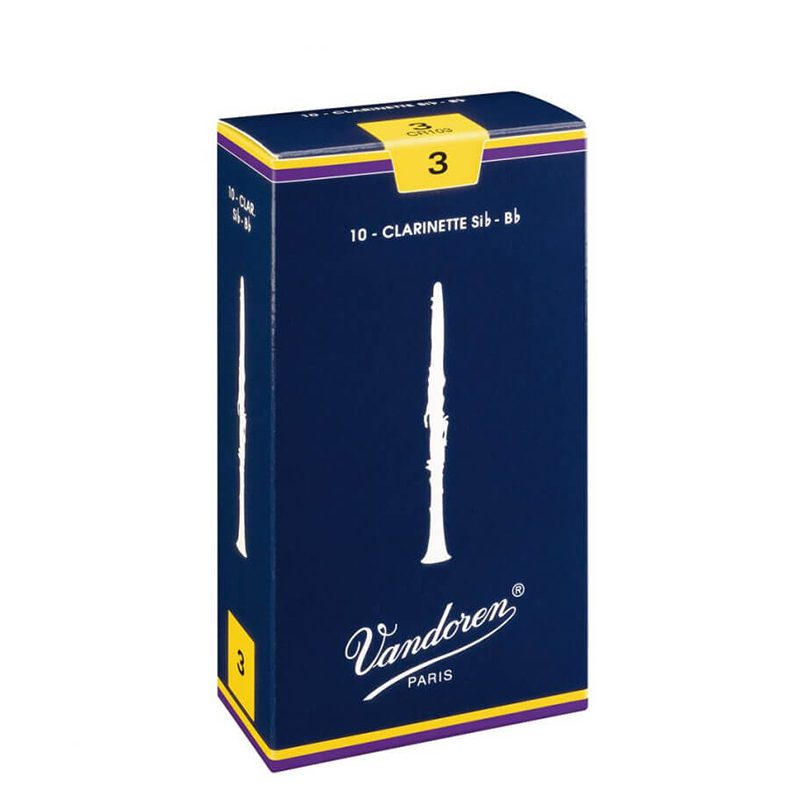 VANDOREN Traditional Clarinet Reeds Bb No.3