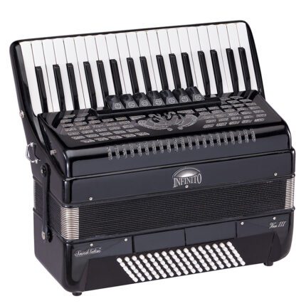 SOUNDSATION Infinito Voce III 96 Basses Accordion Black (3796-BK)