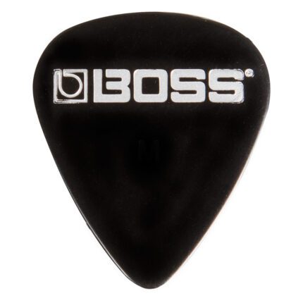 BOSS Heavy Celluloid Guitar Picks - Black 12 Pack