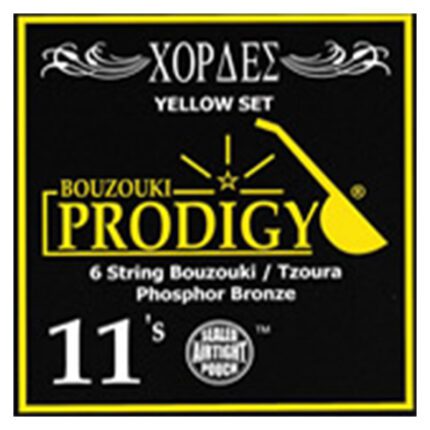 PRODIGY Yellow Set 0.11's For 6 String Bouzouki / Tzoura