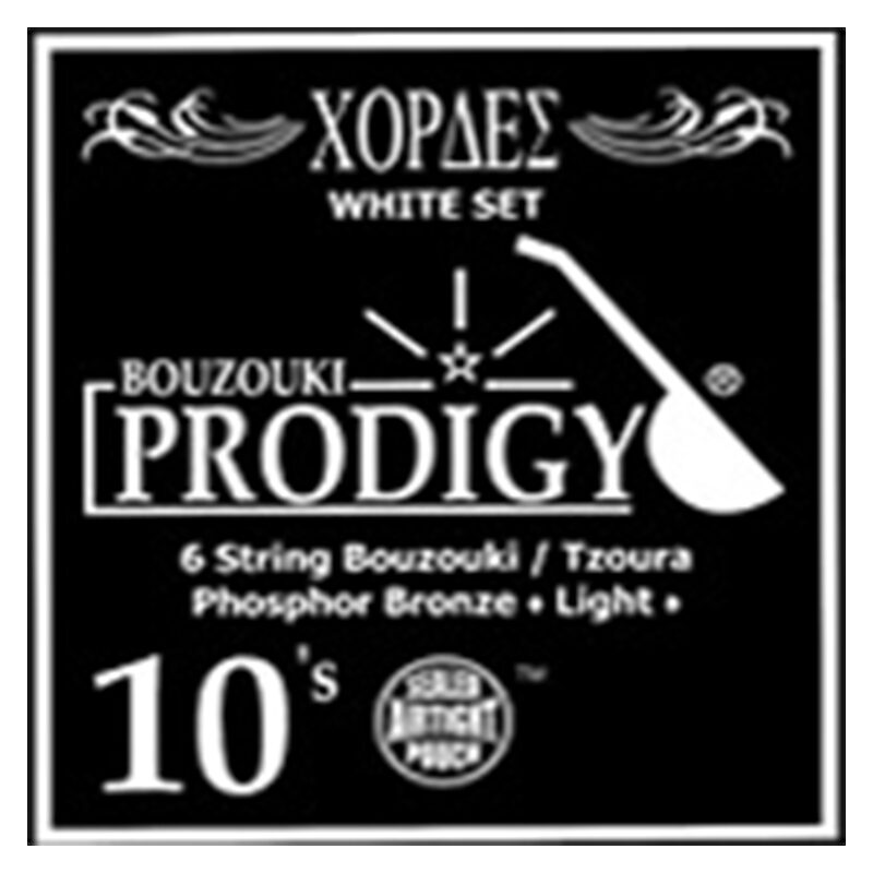 PRODIGY White Set 0.10’s For 6 String Bouzouki / Tzoura