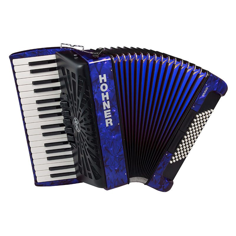 HOHNER Bravo III 72 Basses Blue Accordion