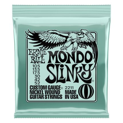 ERNIEBALL Mondo Slinky Nickel Wound Electric Guitar Strings 10.5 - 52 Gauge