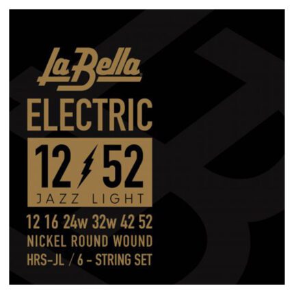 LA BELLA HRS-JL Electric Guitar Set – Jazz Light 12-52