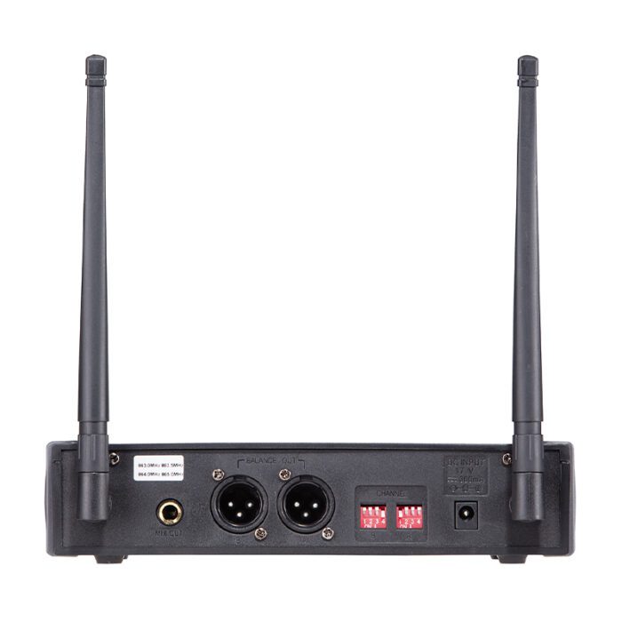 SOUNDSATION WF-U24PP 2x 4-Channel UHF Wireless System With 1 receiver, 2 Pocket Transmitters And 2 Headsets