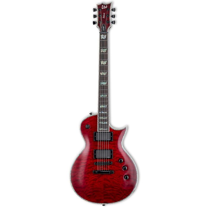 ESP LTD EC-1000QM STBC (See thru Black Chery)