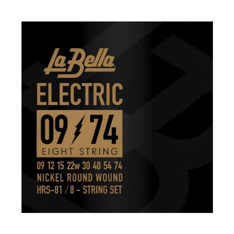 LaBella HRS-74 Nickel Rounds – 7-String, 10-70