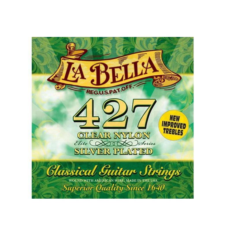 LA BELLA CLS 427 Elite - Clear Nylon, Silver-Plated