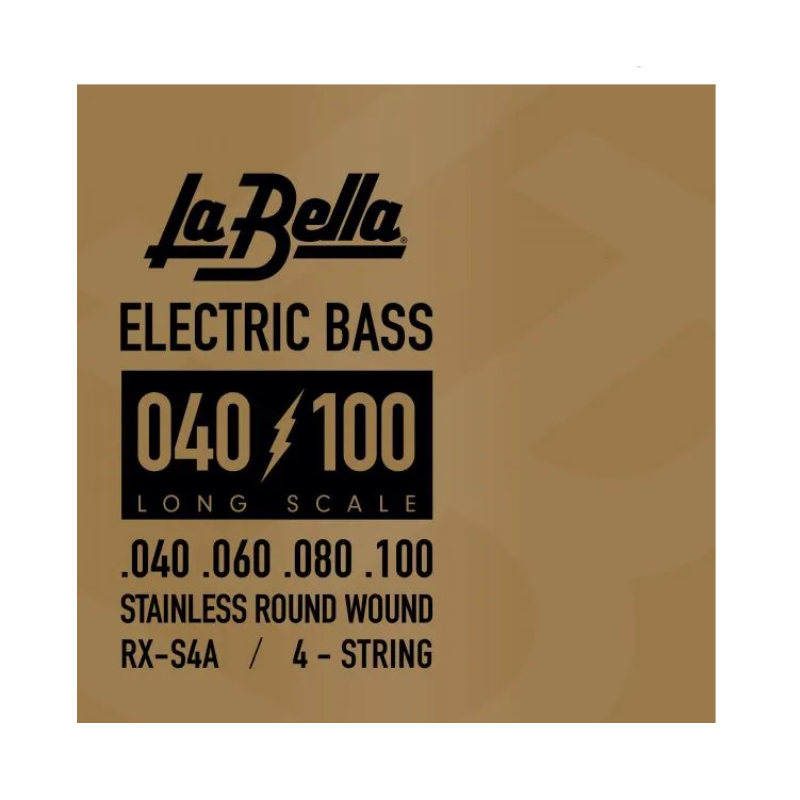 LaBella RX-S4A Rx Stainless , 40-60-80-100 electric bass set strings