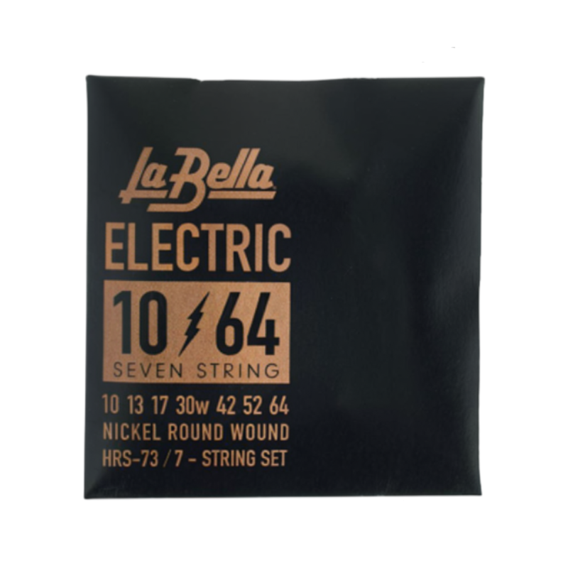 LaBella HRS-73 Nickel Rounds – 7-String electric, 10-64