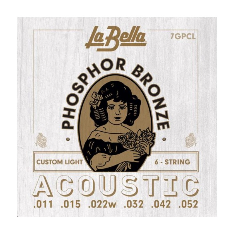 LABELLA 7GPCL Phosphor Bronze – Custom Light 011-052
